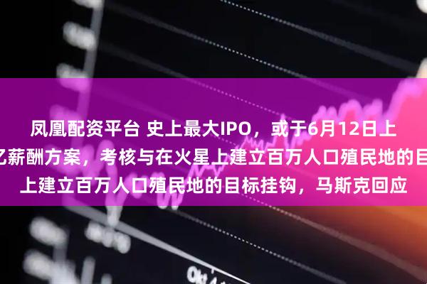 凤凰配资平台 史上最大IPO，或于6月12日上市！SpaceX拟推万亿薪酬方案，考核与在火星上建立百万人口殖民地的目标挂钩，马斯克回应